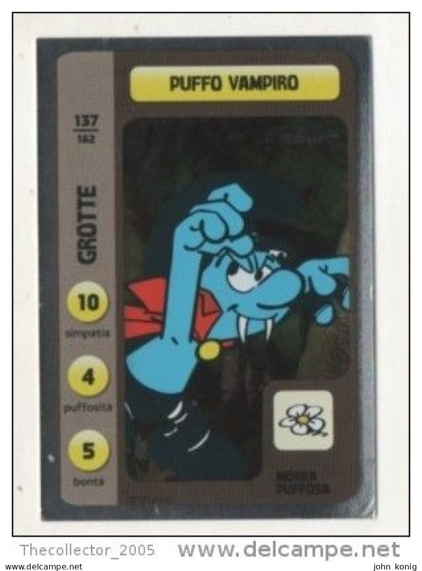 Figurine Trading Cards Argentata (silver Type) I Puffi CONAD N.137 The Smurfs Schtroumpfs Smurfen Pitufos Schlümpfe - Other & Unclassified