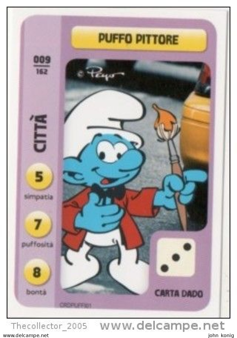 Figurine-trading Cards I Puffi CONAD N. 009 - The Smurfs, Schtroumpfs, Smurfen, Pitufos, Schlümpfe - Nuova ! New-mint ! - Sonstige & Ohne Zuordnung