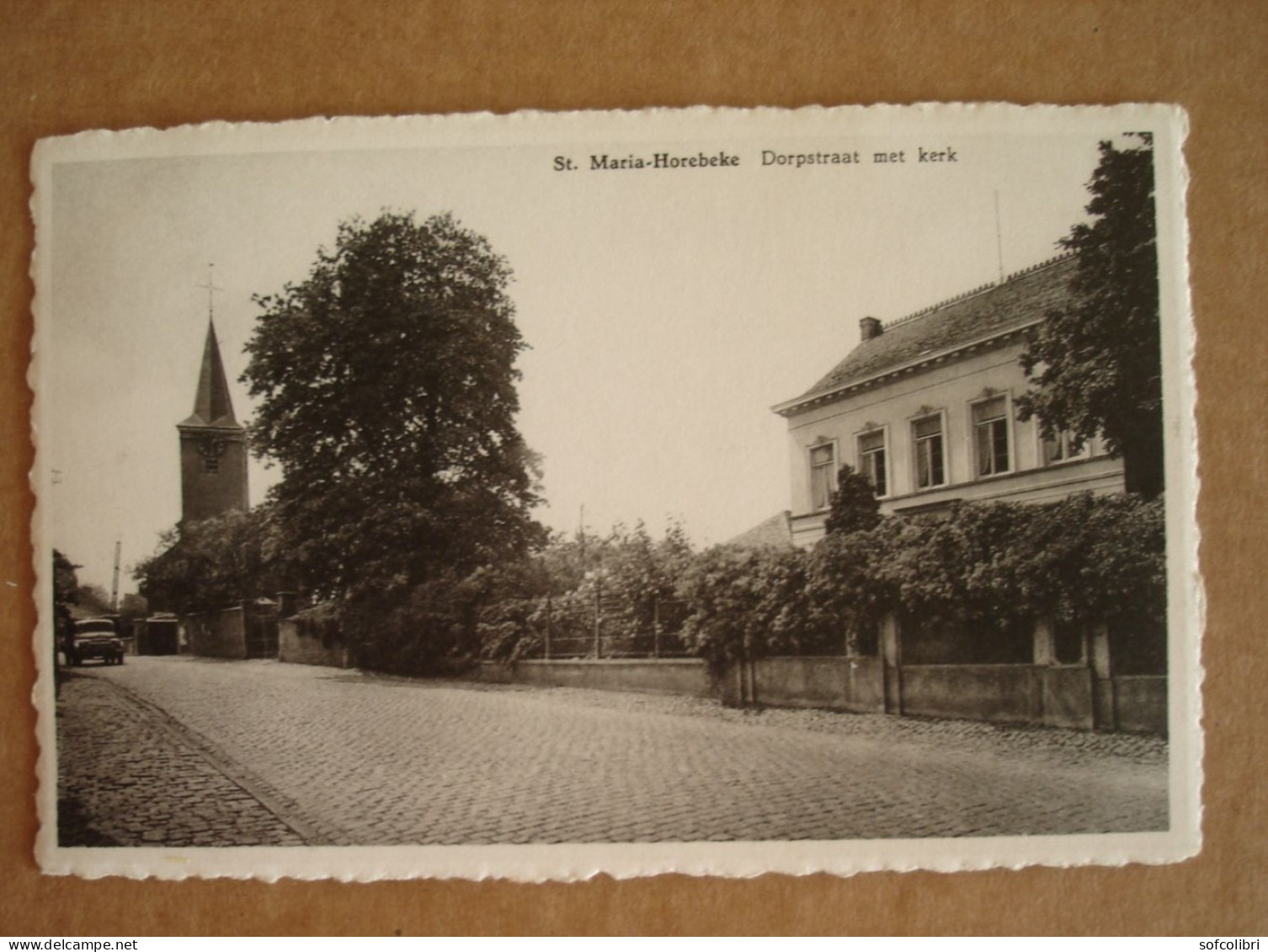 ST MARIA-HOREBEKE - Dorpstraat Met Kerk - Horebeke