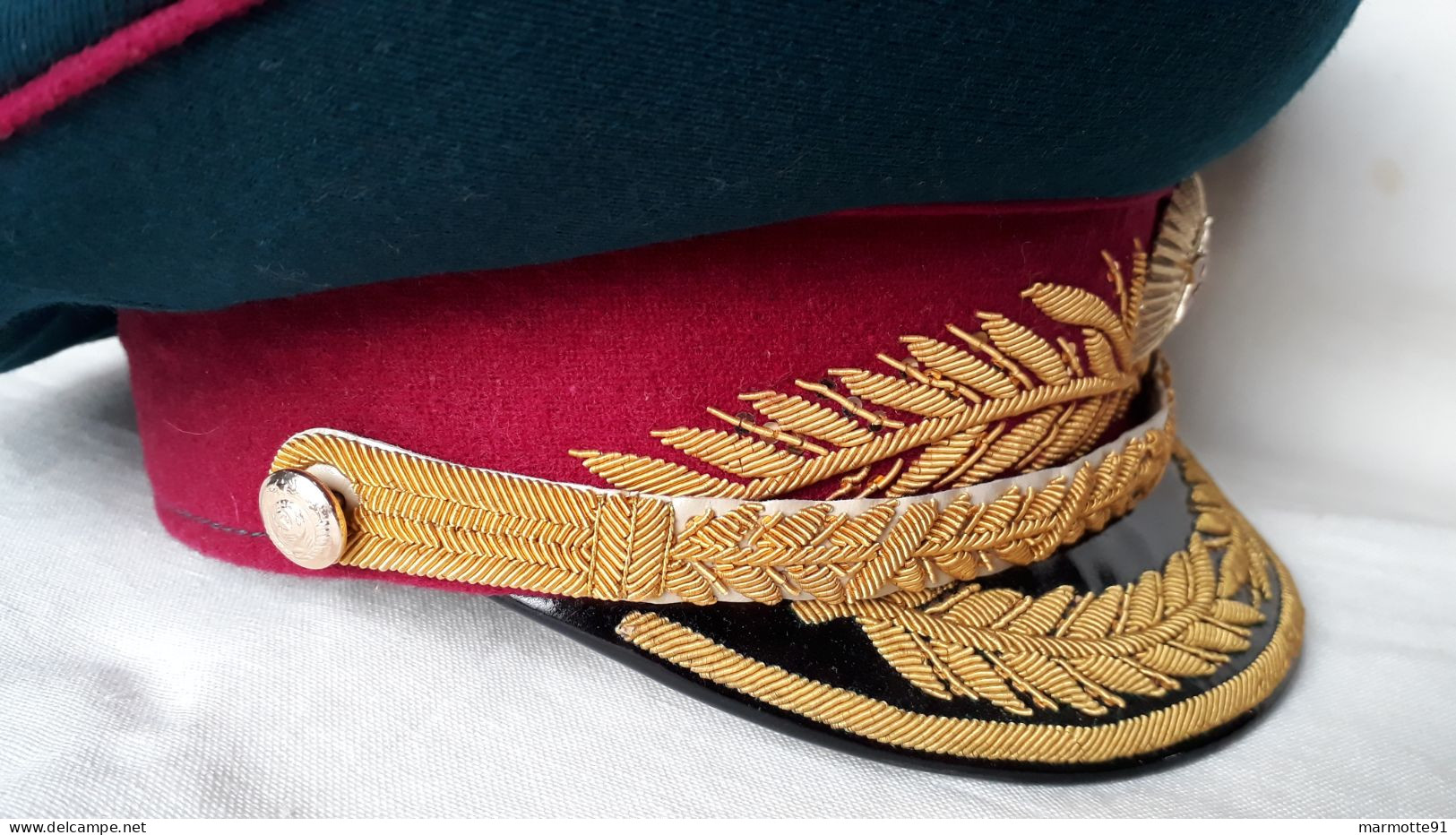 CASQUETTE GENERAL SOVIETIQUE ARMEE ROUGE JURISTE URSS USSR PEAKED CAP PARADE LEGAL EXPERT - Headpieces, Headdresses