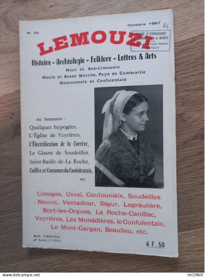 Lemouzi.tulle.Correze.limousin.n 24.de 1967. - Toerisme En Regio's