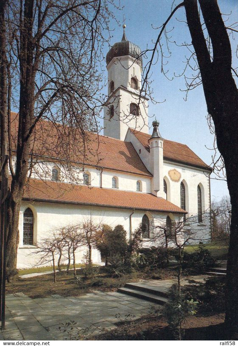 1 AK Germany / B-W * Die Evangelische Stadtpfarrkirche St. Nikolaus In Isny Im Allgäu * - Isny
