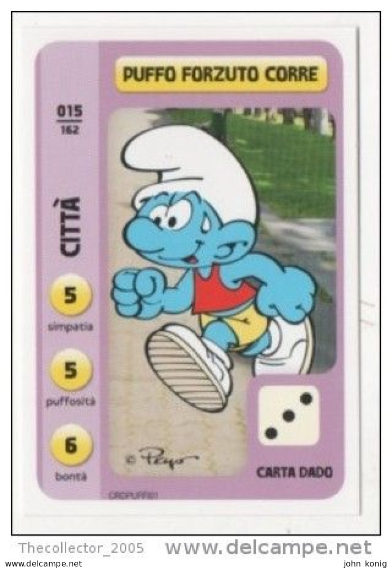 Figurine-trading Cards I Puffi CONAD N. 015 - The Smurfs, Schtroumpfs, Smurfen, Pitufos, Schlümpfe - Nuova ! New-mint ! - Other & Unclassified