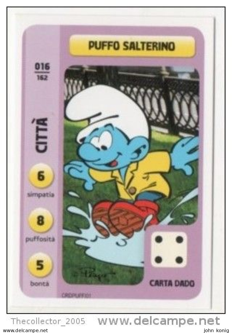 Figurine-trading Cards I Puffi CONAD N. 016 - The Smurfs, Schtroumpfs, Smurfen, Pitufos, Schlümpfe - Nuova ! New-mint ! - Other & Unclassified
