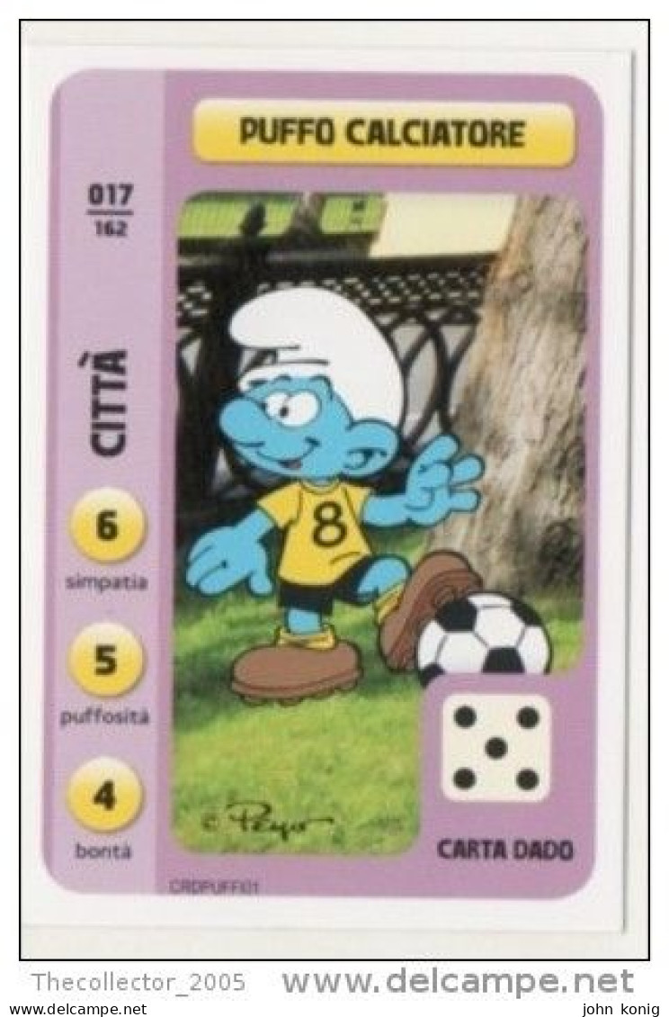 Figurine-trading Cards I Puffi CONAD N. 017 - The Smurfs, Schtroumpfs, Smurfen, Pitufos, Schlümpfe - Nuova ! New-mint ! - Other & Unclassified