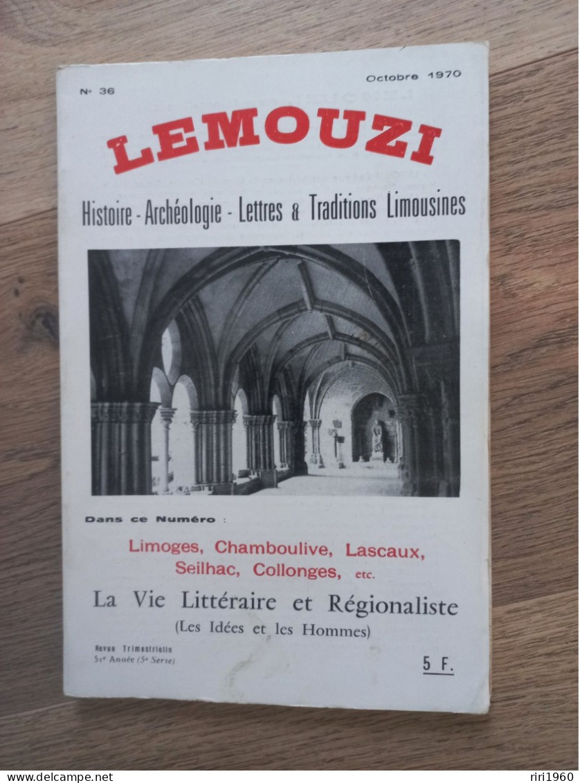 Lemouzi.tulle.Correze.limousin.n 36.de 1970. - Toerisme En Regio's