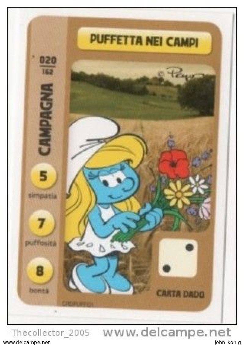 Figurine-trading Cards I Puffi CONAD N. 020 - The Smurfs, Schtroumpfs, Smurfen, Pitufos, Schlümpfe - Nuova ! New-mint ! - Sonstige & Ohne Zuordnung