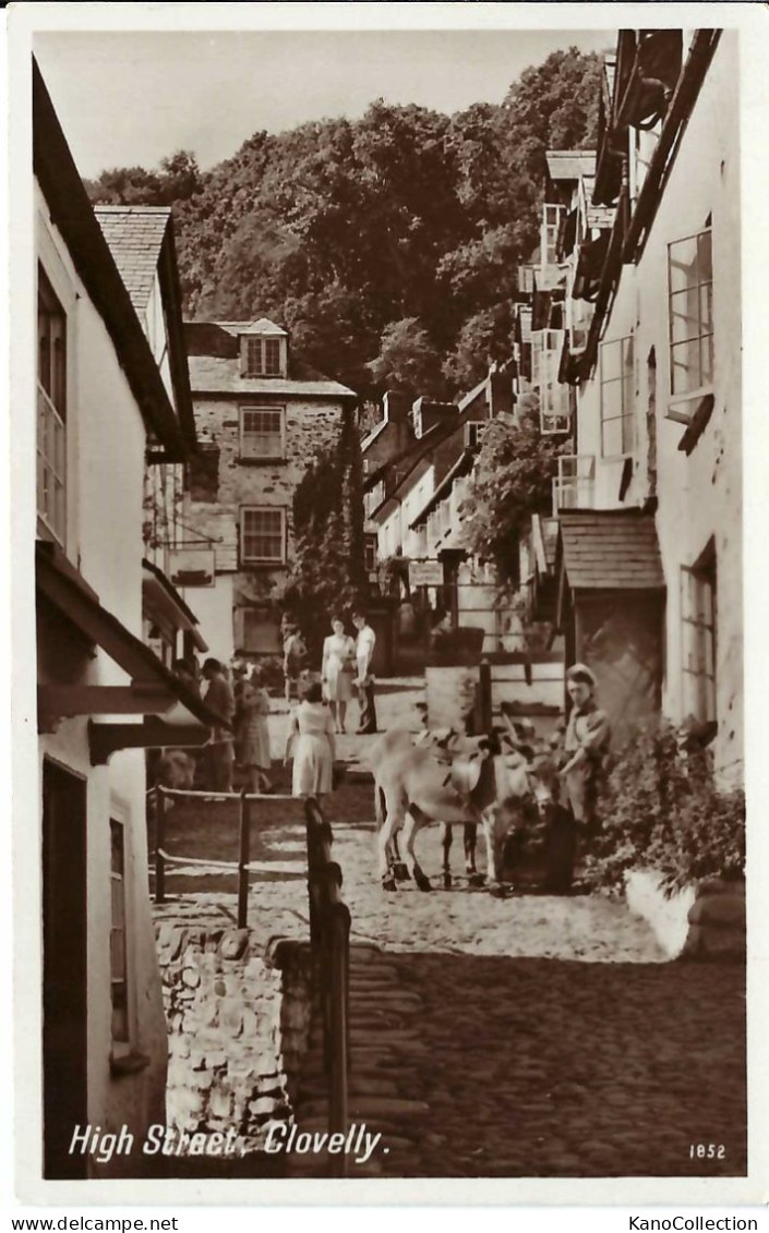 Clovelly, High Street, Nicht Gelaufen - Clovelly