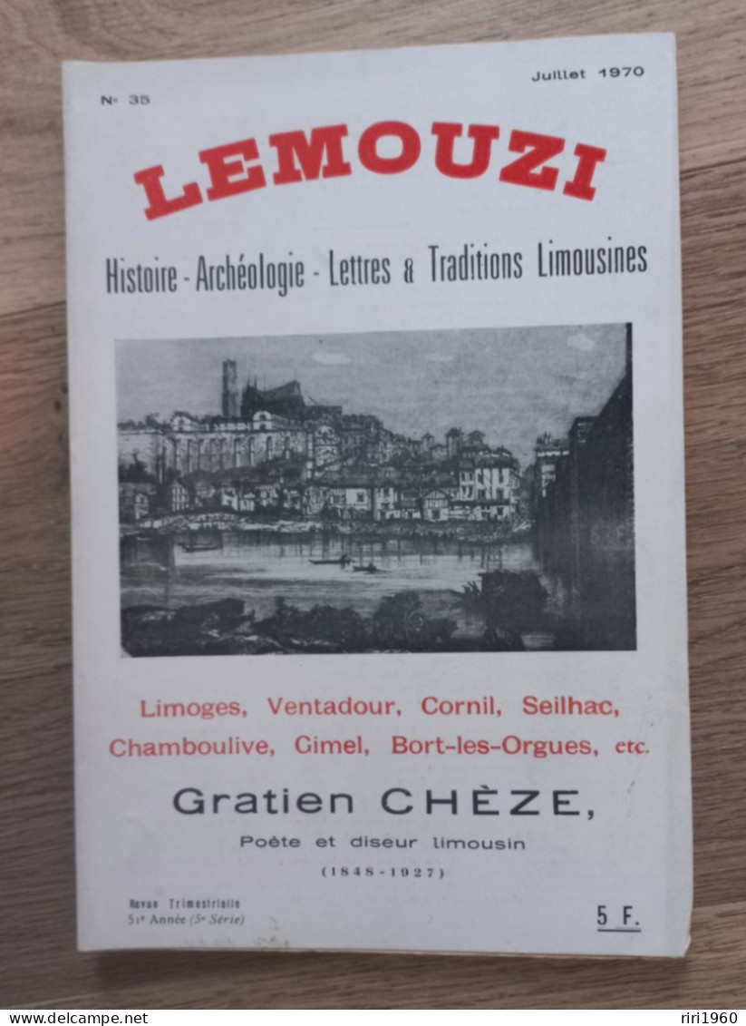 Lemouzi.tulle.Correze.limousin.n 35.de 1970.gratien Cheze. - Tourismus Und Gegenden