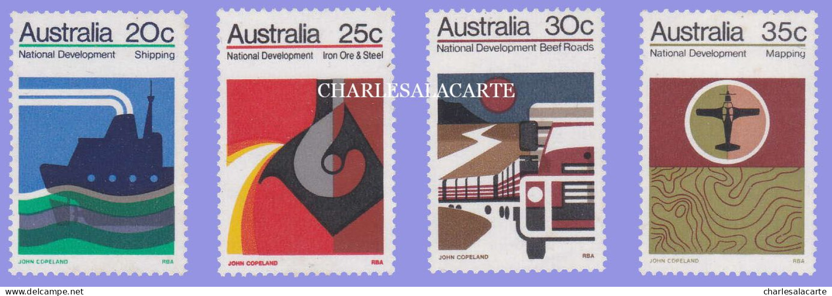 AUSTRALIA 1973  NATIONAL DEVELOPMENT   S.G. 541-544  U.M. N.S.C. - Nuevos