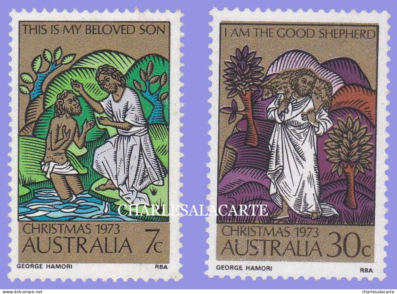 AUSTRALIA 1973  CHRISTMAS   S.G. 554-555  U.M. N.S.C. - Neufs