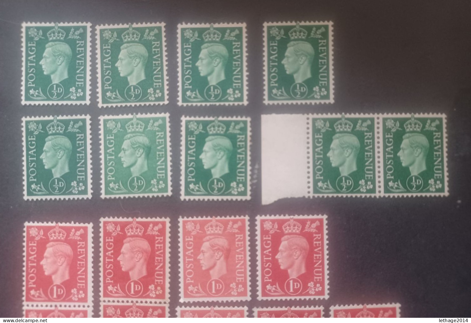 ENGLAND BRITISH 1937 EFFIGIE DI KING GEORGE VII MNH CAT UNIF. 209-209A-210-210A-211-213 - Unused Stamps