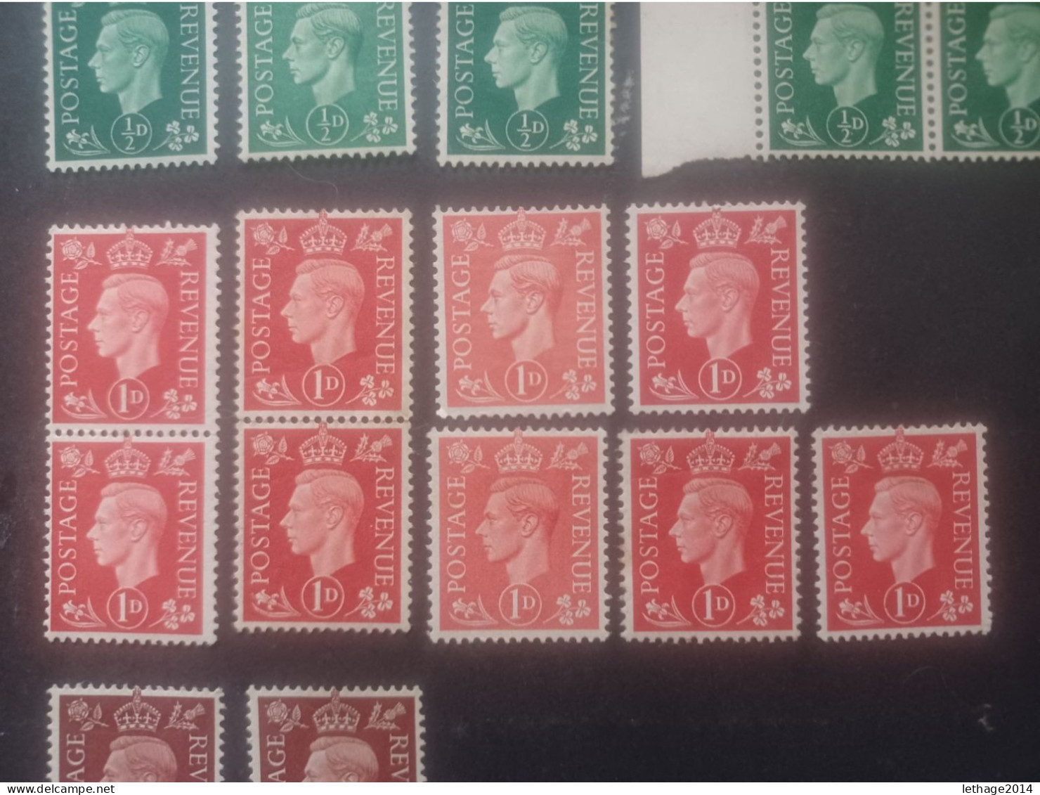 ENGLAND BRITISH 1937 EFFIGIE DI KING GEORGE VII MNH CAT UNIF. 209-209A-210-210A-211-213 - Nuevos