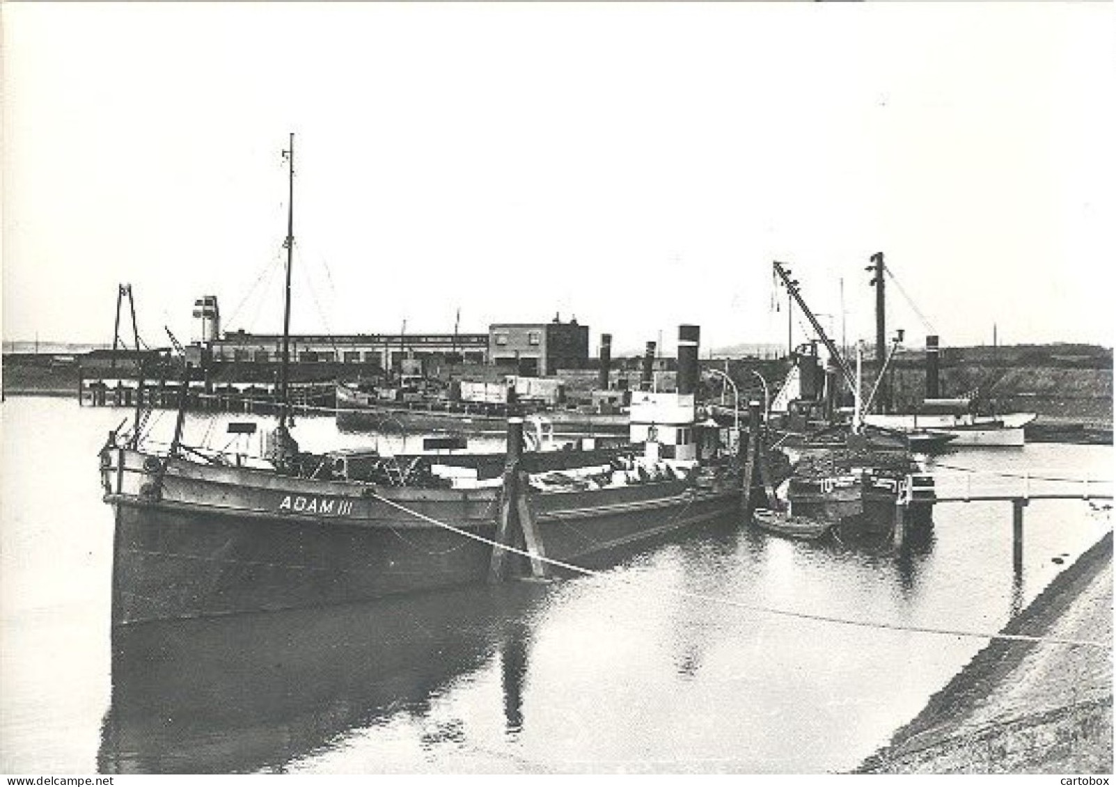 IJmuiden, Berghaven Met Hopper ( Schip : ADAM III )  (Binnenscheepvaart) - IJmuiden