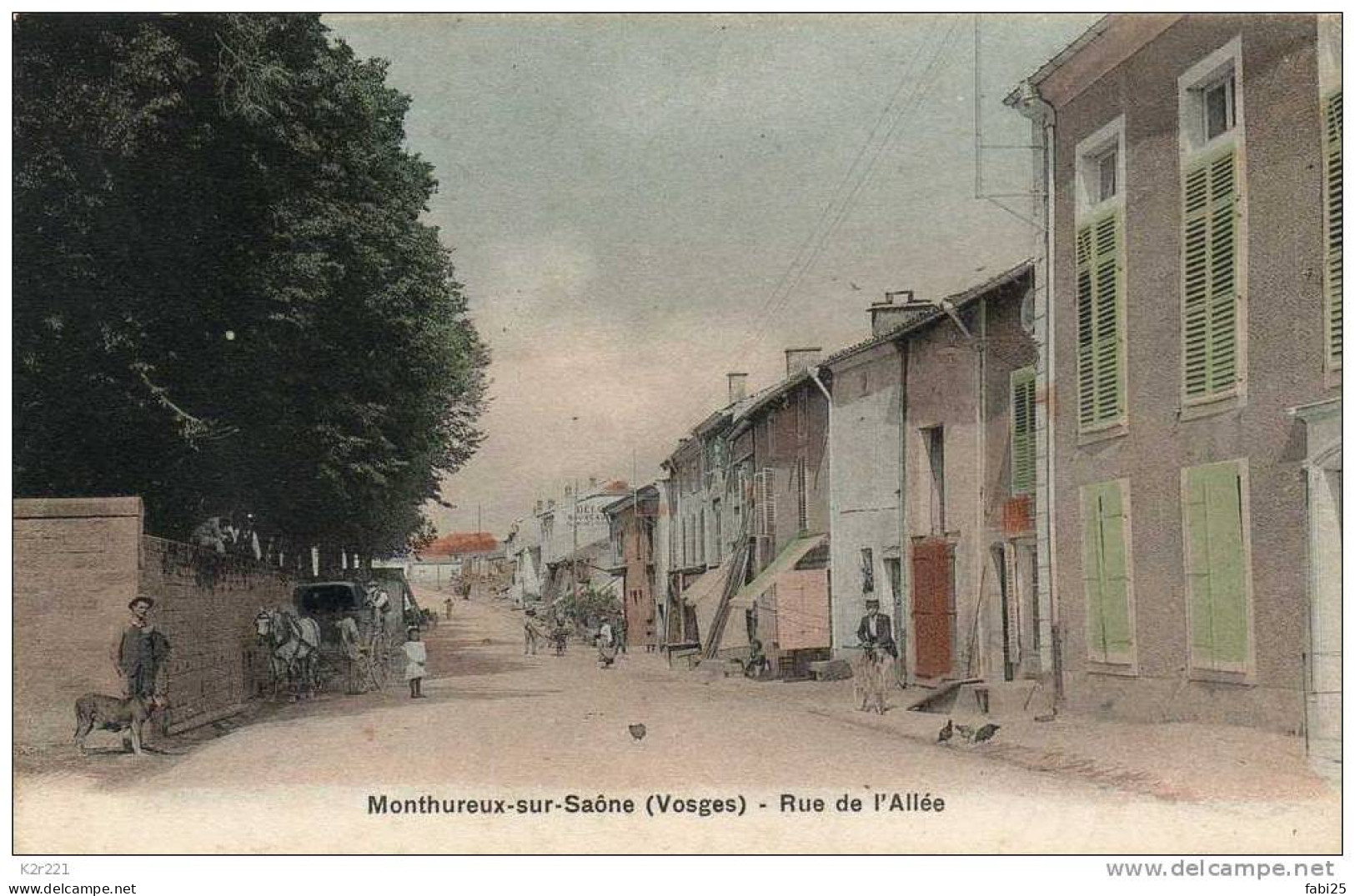 MONTHUREUX SUR SAONE Rue De L'allée Colorisée - Monthureux Sur Saone