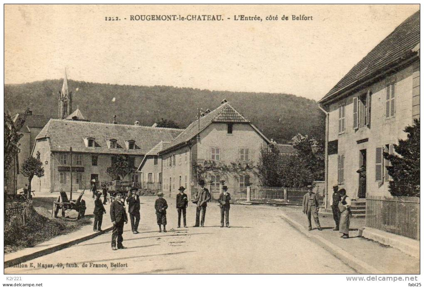 ROUGEMONT LE CHATEAU L'entrée Côté Belfort - Rougemont-le-Château