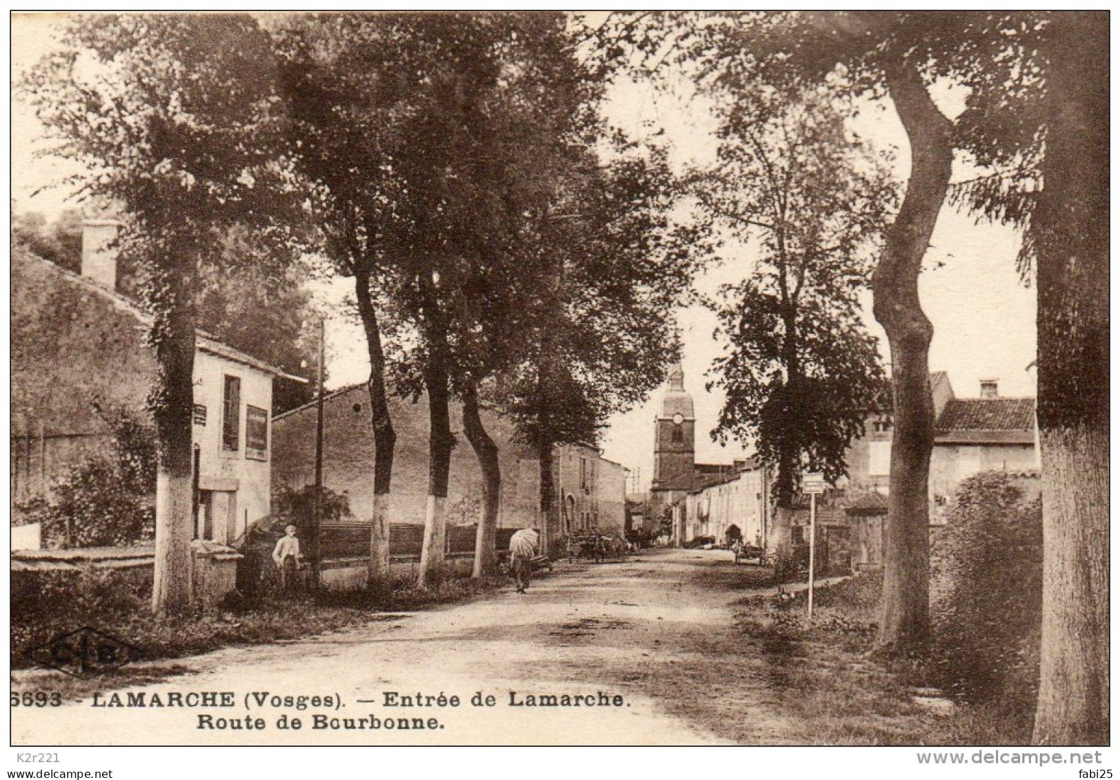 LAMARCHE  Entrée De Lamarche Route De Bourbonne - Lamarche