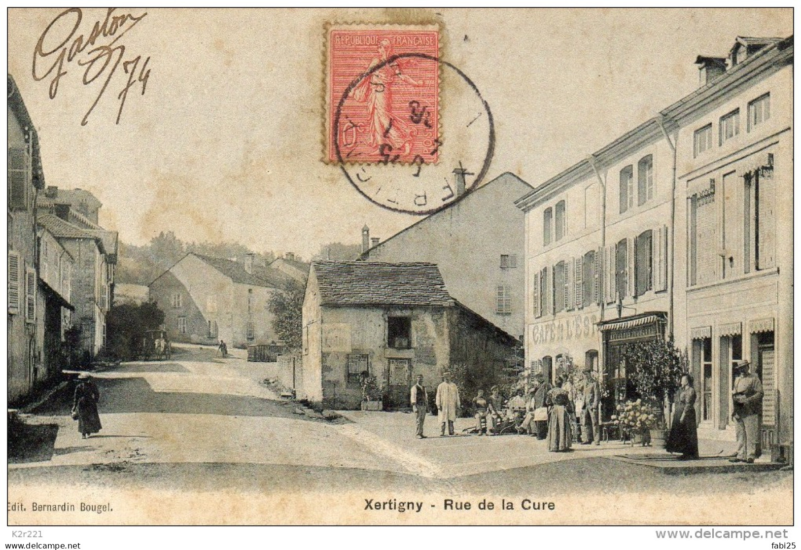 XERTIGNY  Rue De La Cure - Xertigny