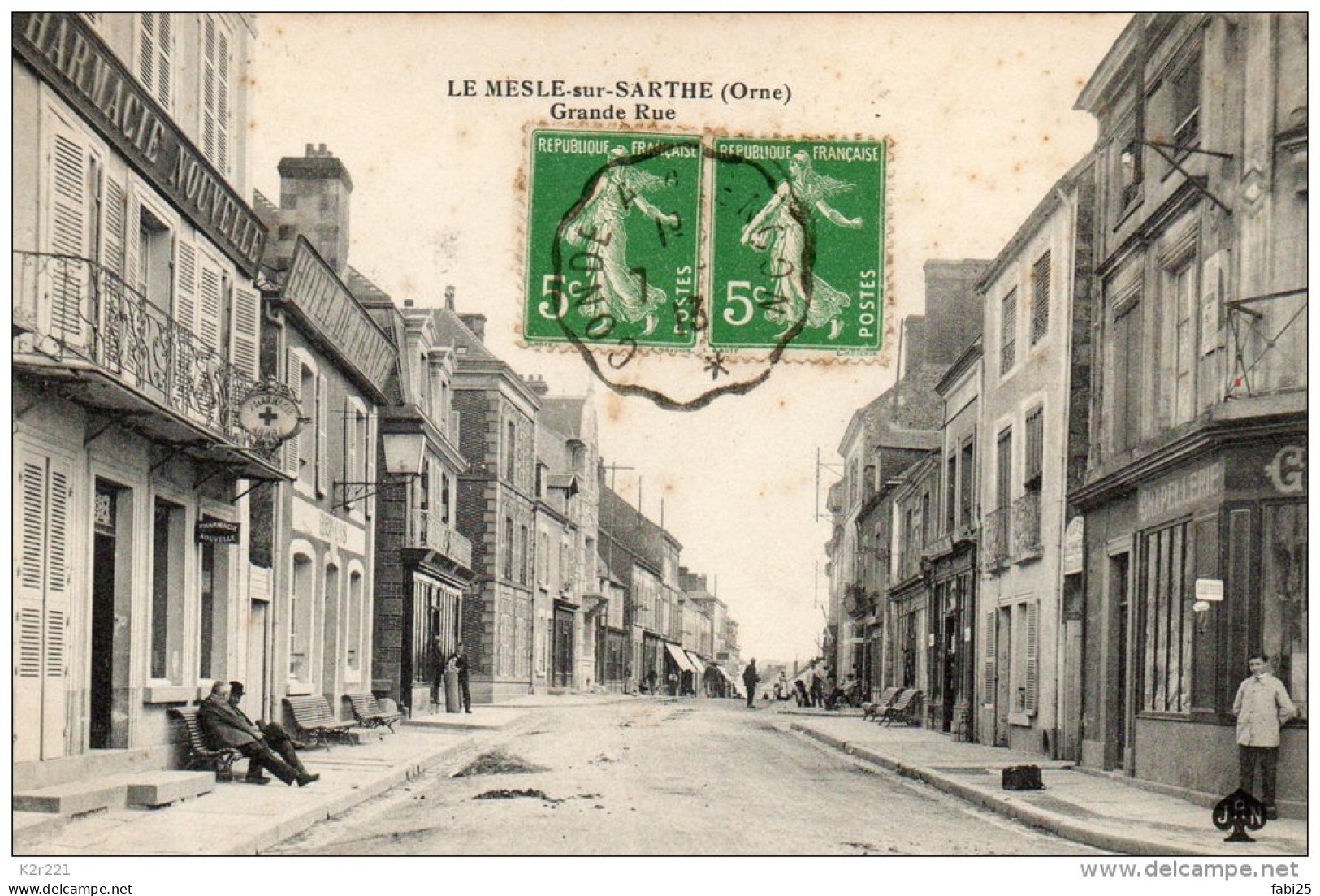 LE MESLE SUR SARTHE Grande Rue - Le Mêle-sur-Sarthe