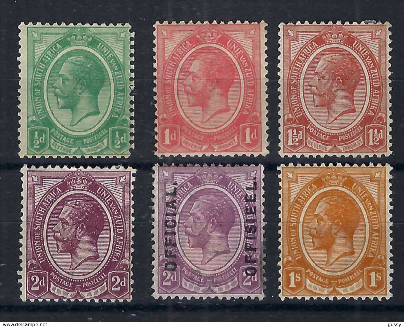 UNION SUD-AFRICAINE Ca. 1913-20: Lot De 5 Neufs* Et 1 Neuf(*) - Nuovi