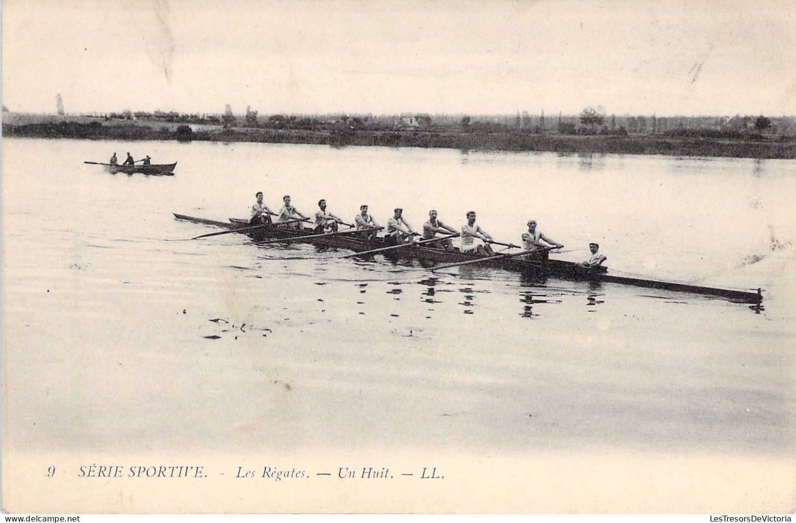 SPORT - Serie Sportive - Les Regates  - Un Huit - Carte Postale Ancienne - Rowing