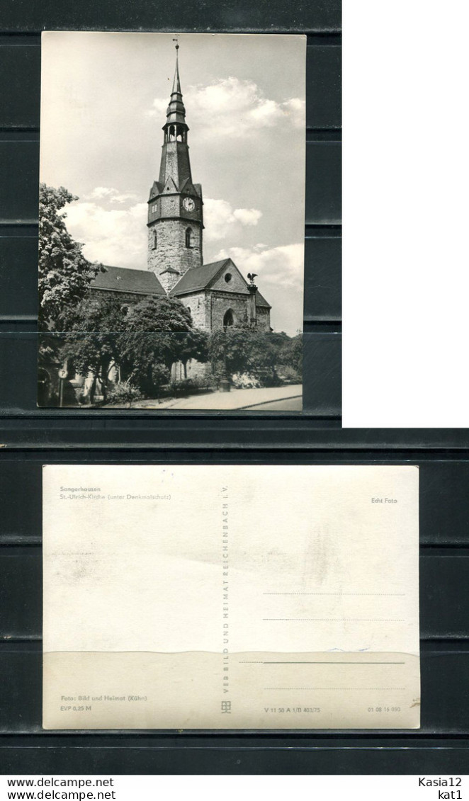 K15565)Ansichtskarte: Sangerhausen, St. Ulrich-Kirche - Sangerhausen