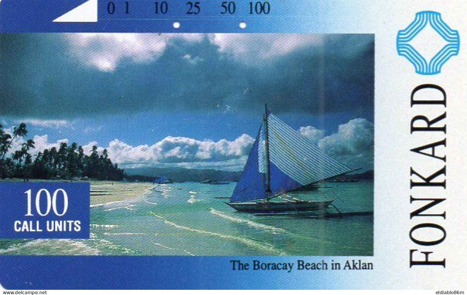 PHILIPPINES - TAMURA - THE BORACAY BEACH IN AKLAN - BOAT - Philippines