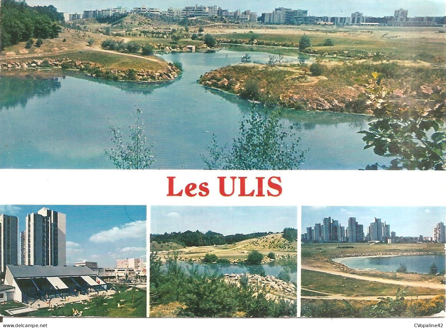 LES ULIS (91) Vue Générale Sur Le Parc Nord - La Piscine , Le Parc Nord , La Place Des Bergères  CPSM GF - Les Ulis
