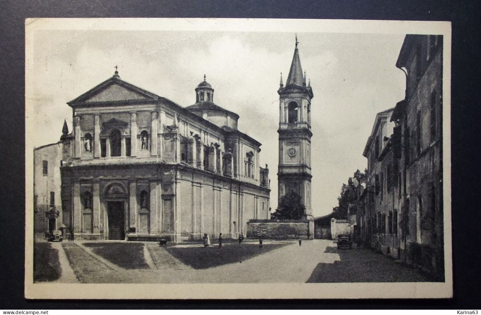 Italy - Italia - Carte Postale - FAENZA CHIESA DI S. DOMENICO -  With Pencil Drawings On The Back - Faenza