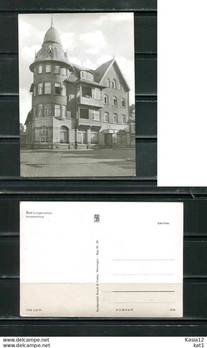 K15849)Ansichtskarte: Bad Langensalza, Kurverwaltung - Bad Langensalza