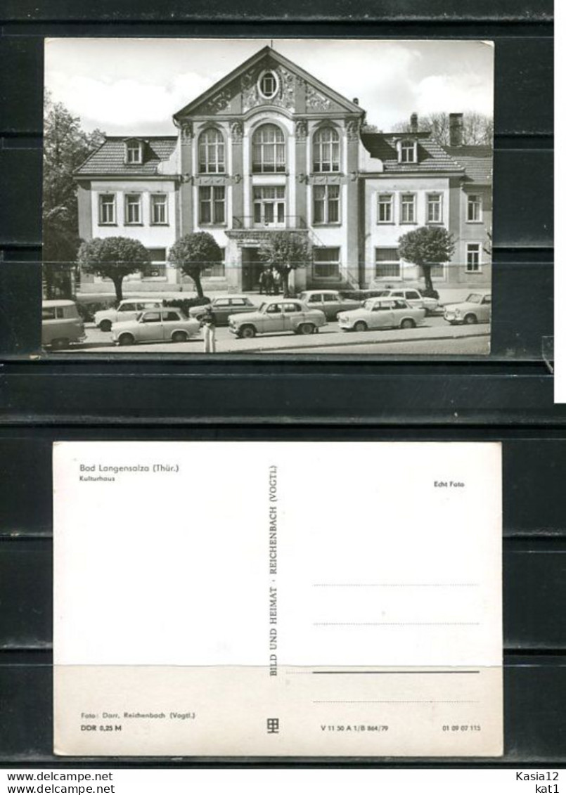 K15853)Ansichtskarte: Bad Langensalza, Kulturhaus - Bad Langensalza