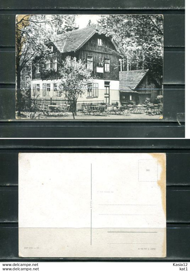 K15907)Ansichtskarte: Georgenthal, Wechmarer Hütte - Georgenthal