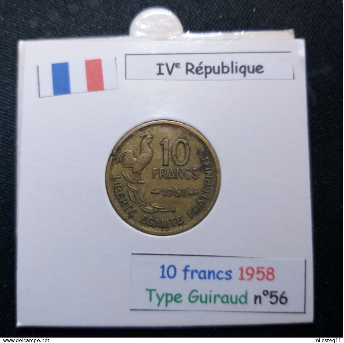 France 1958 10 Francs Type Guiraud (réf Gadoury N°812) - 10 Francs