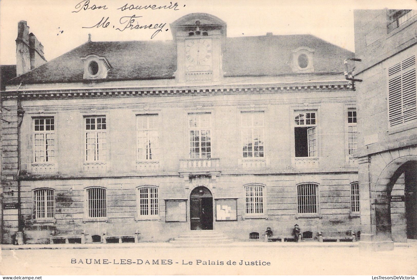 FRANCE - Baume Les Dames - Le Palais De Justice - Carte Postale Ancienne - Baume Les Dames