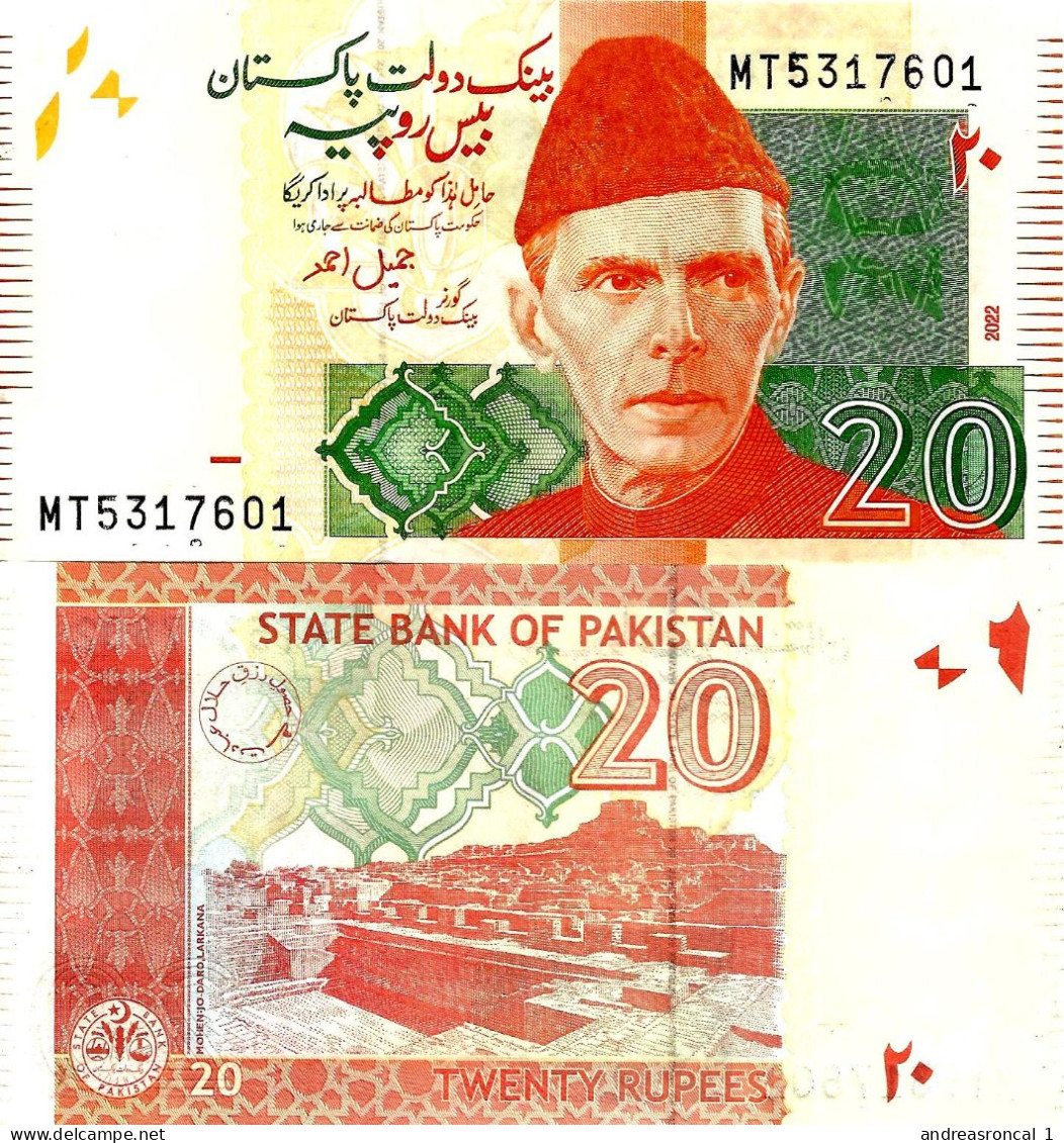 Pakistan 20 Rupees 2022 P-55p(2) UNC - Pakistan