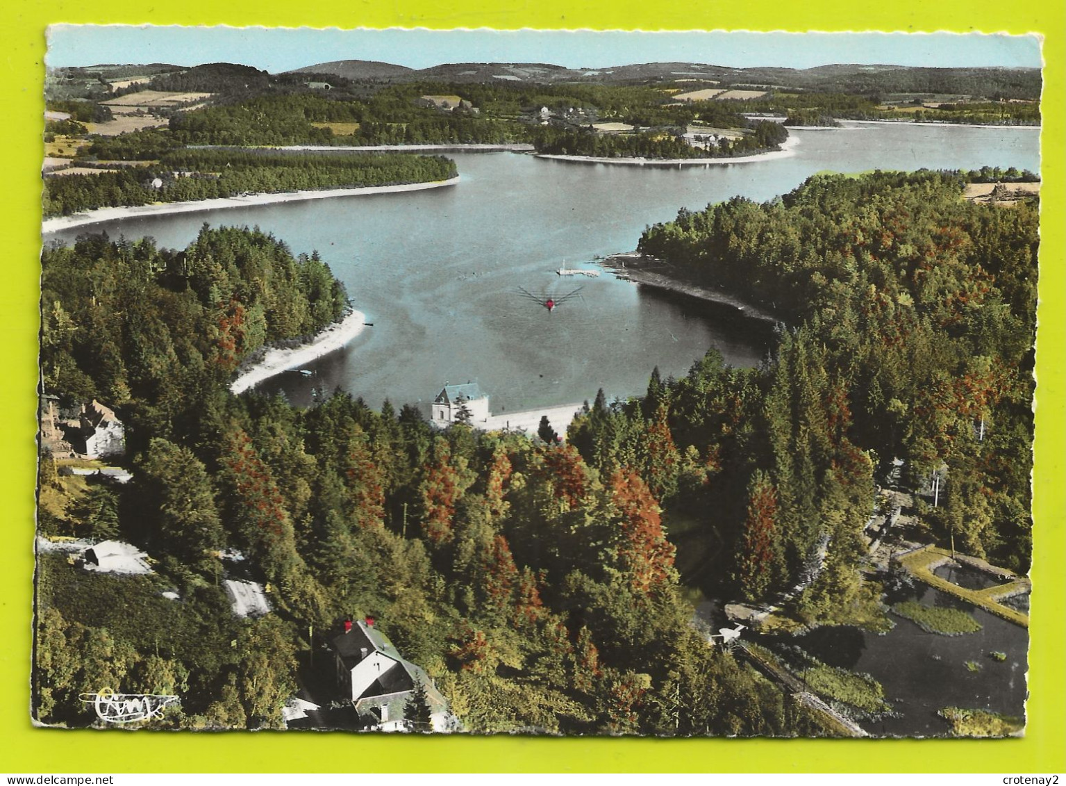 58 LE LAC DES SETTONS Vers Montsauche N°431.83 Vue Panoramique Aérienne En 1964 VOIR DOS - Montsauche Les Settons