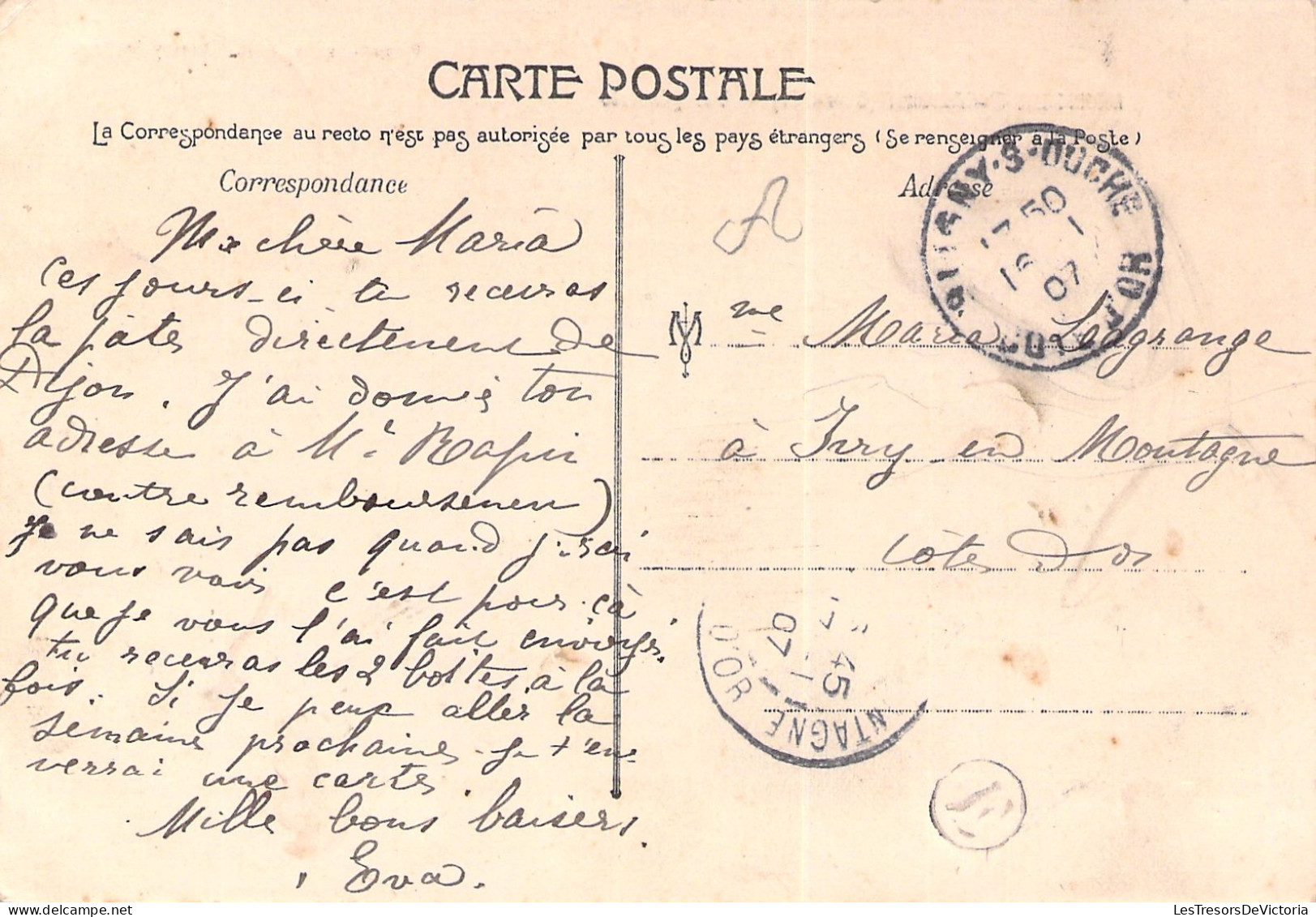 FRANCE - Montceau Echarnant - Vue Generale - Carte Postale Ancienne - Andere & Zonder Classificatie