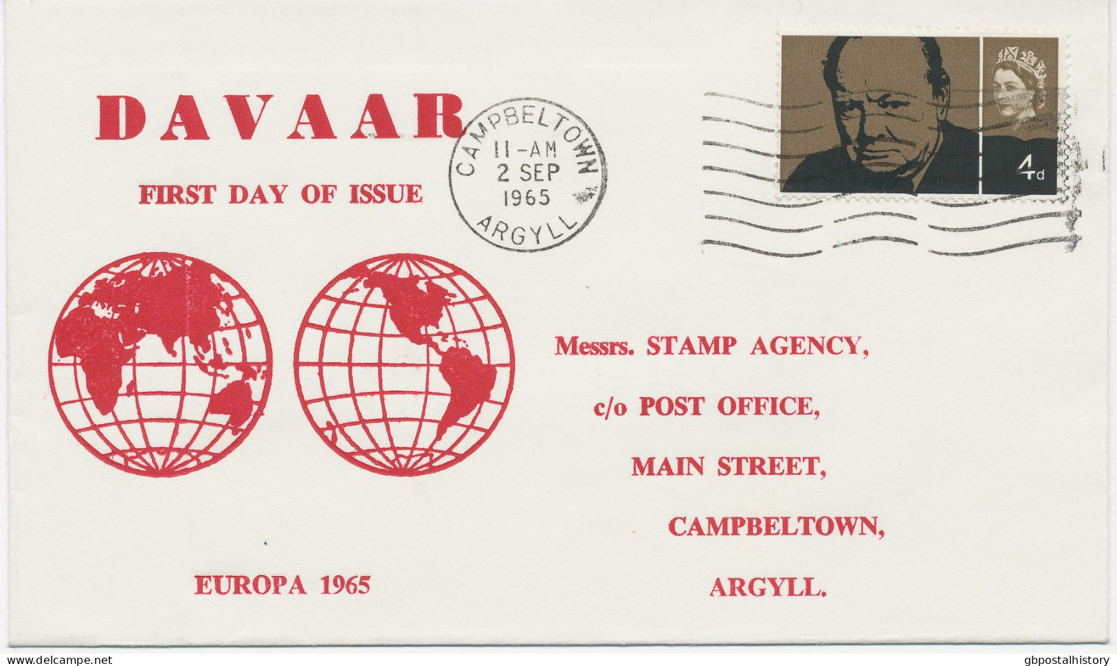 GB Davaar Island COLLECTION 1964/6 7 Different FDC's All Rare EUROPE-CEPT Issues Extremely Rare As Well As Two DIANA FDC - Brieven En Documenten