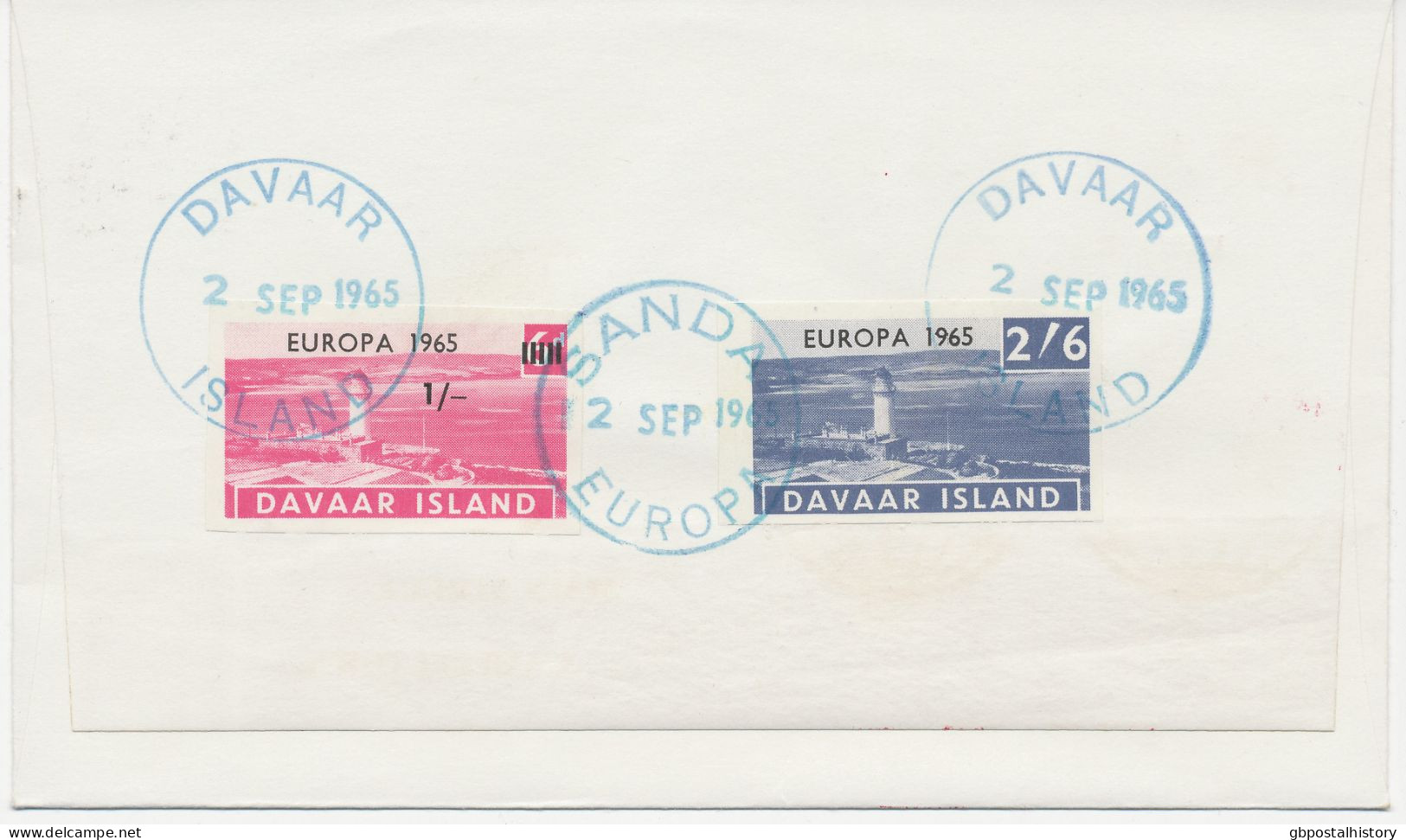 GB Davaar Island COLLECTION 1964/6 7 Different FDC's All Rare EUROPE-CEPT Issues Extremely Rare As Well As Two DIANA FDC - Covers & Documents