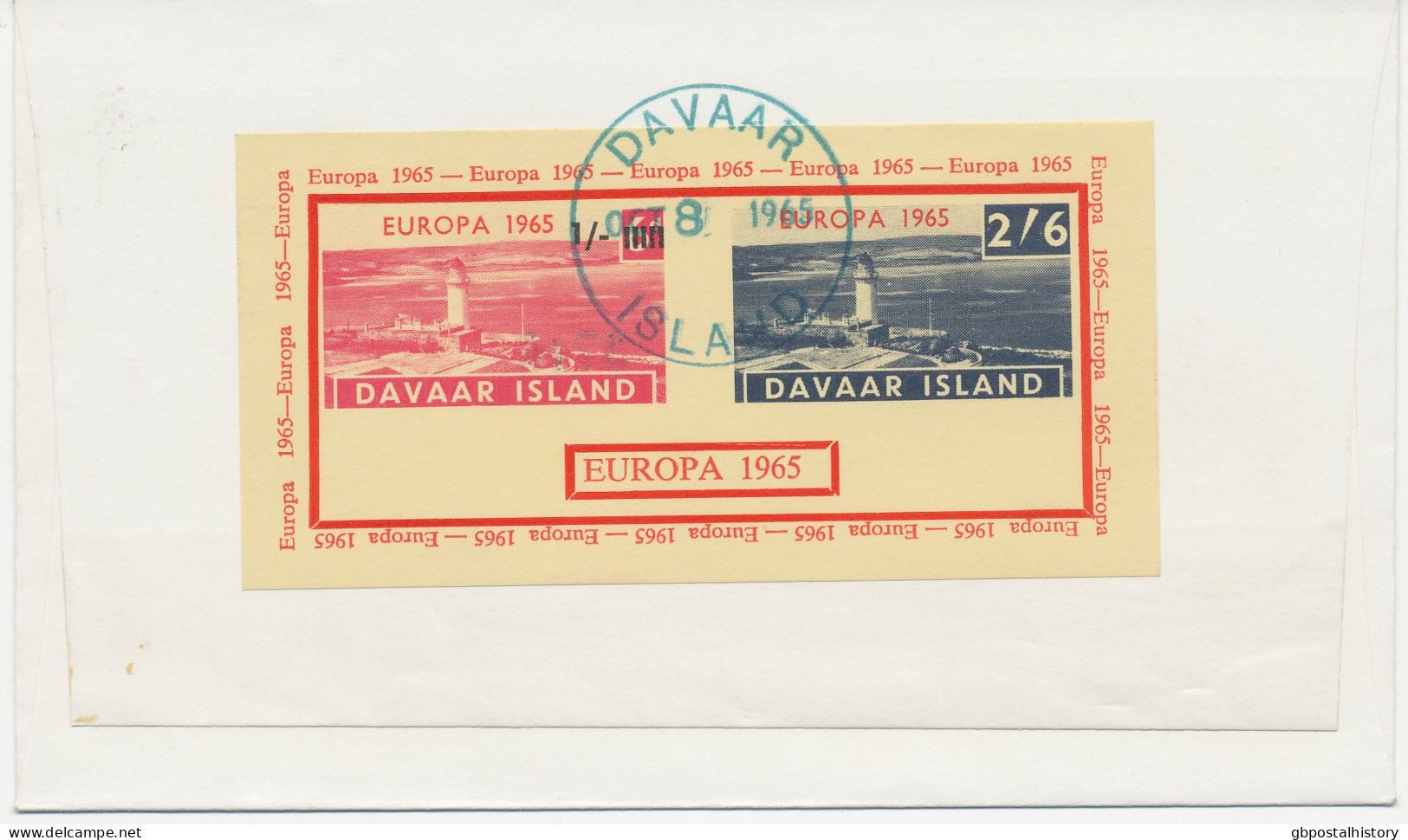 GB Davaar Island COLLECTION 1964/6 7 different FDC's all rare EUROPE-CEPT issues extremely rare as well as two DIANA FDC