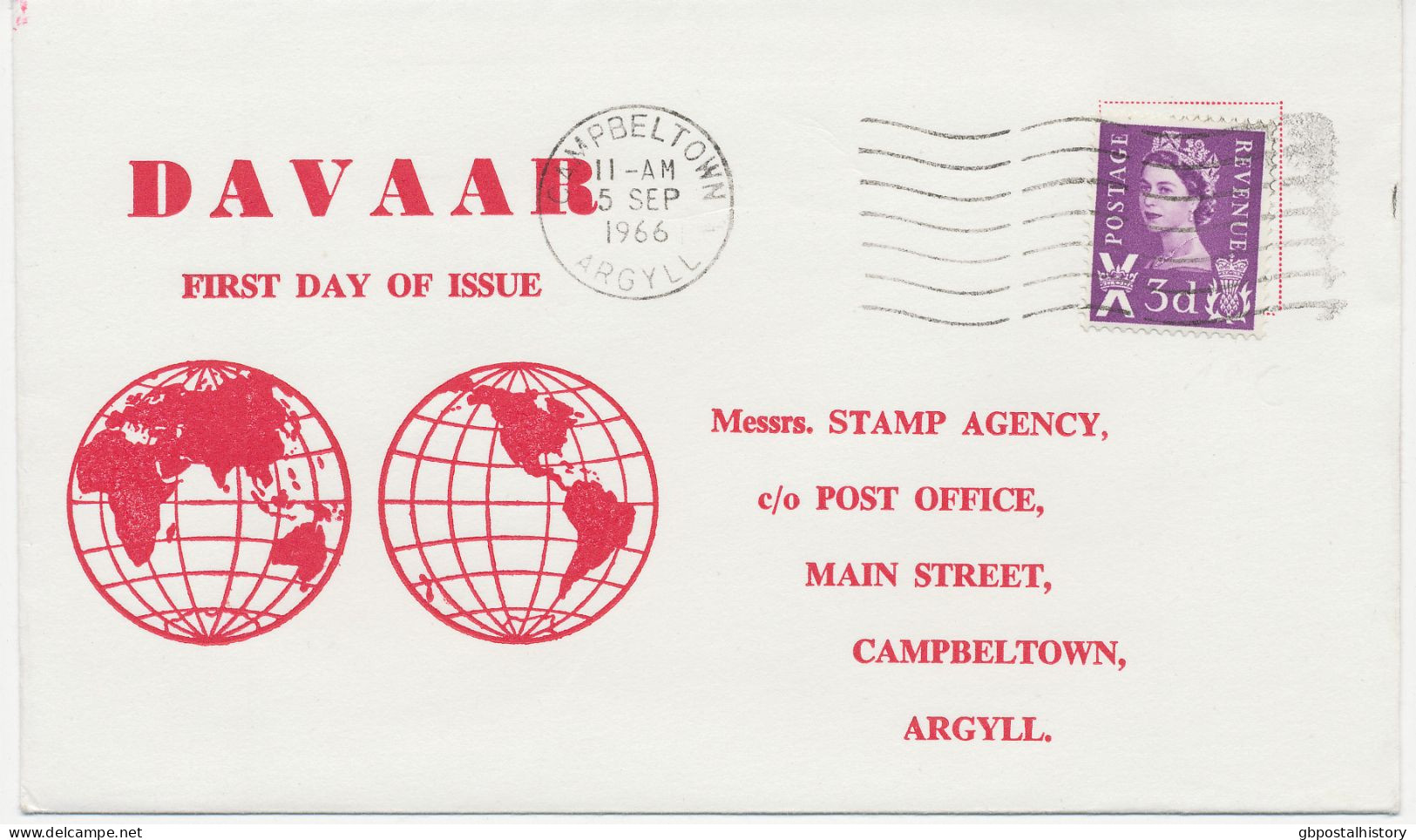 GB Davaar Island COLLECTION 1964/6 7 different FDC's all rare EUROPE-CEPT issues extremely rare as well as two DIANA FDC