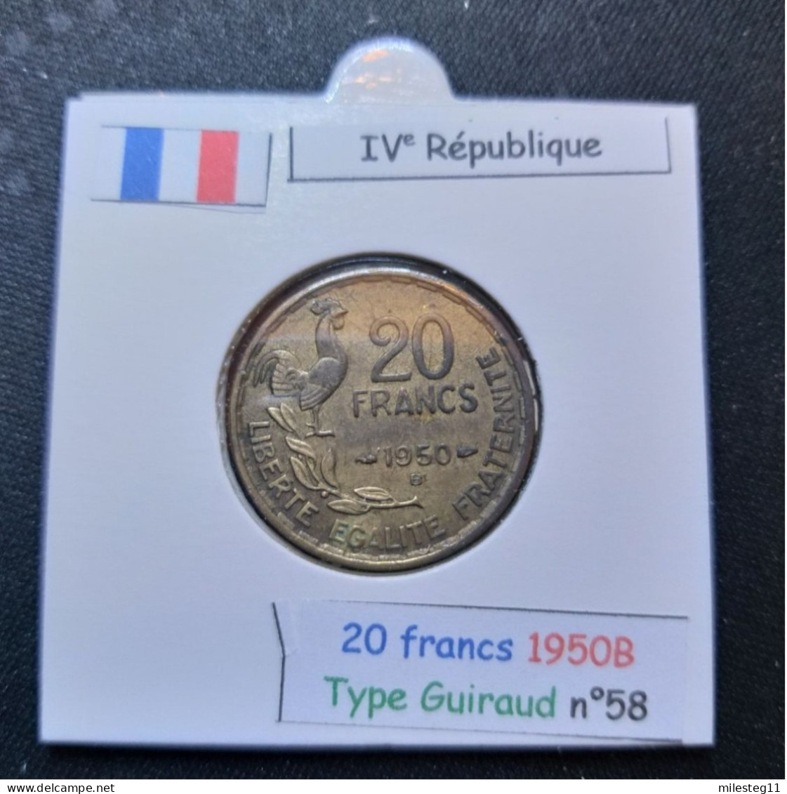 France 1950B 20 Francs Type Guiraud (réf Gadoury N°864) - 20 Francs