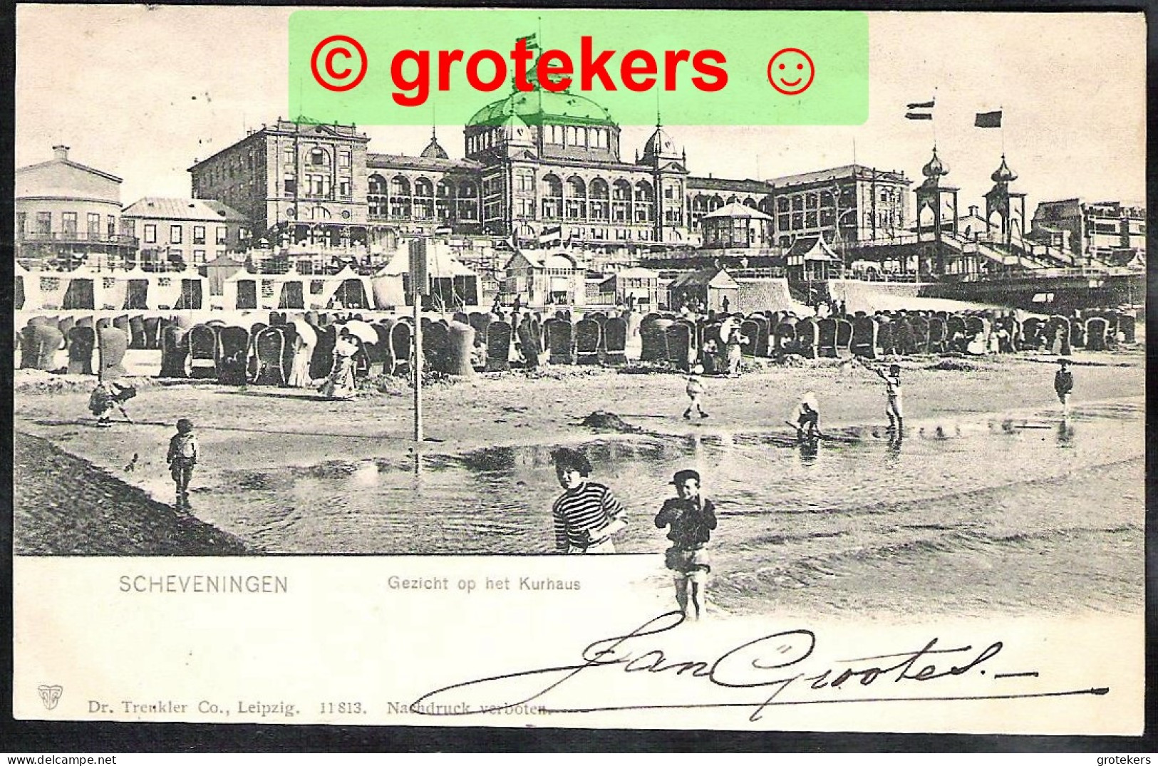 SCHEVENINGEN Gezicht Op Het Kurhaus 1904 Ed: Dr. Trenkler Co, Leipzig 11813 - Scheveningen