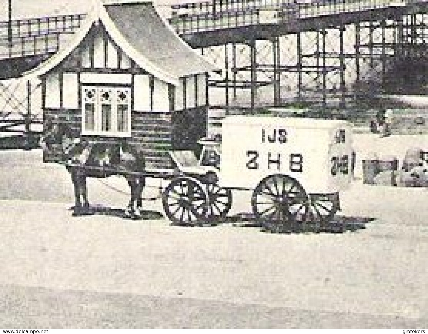 SCHEVENINGEN Wandelhoofd Koninin Wilhelmina 1901 Ed: Dr. Trenkler Co, Leipzig 15571 IJscokar ZHB Ijs - Scheveningen