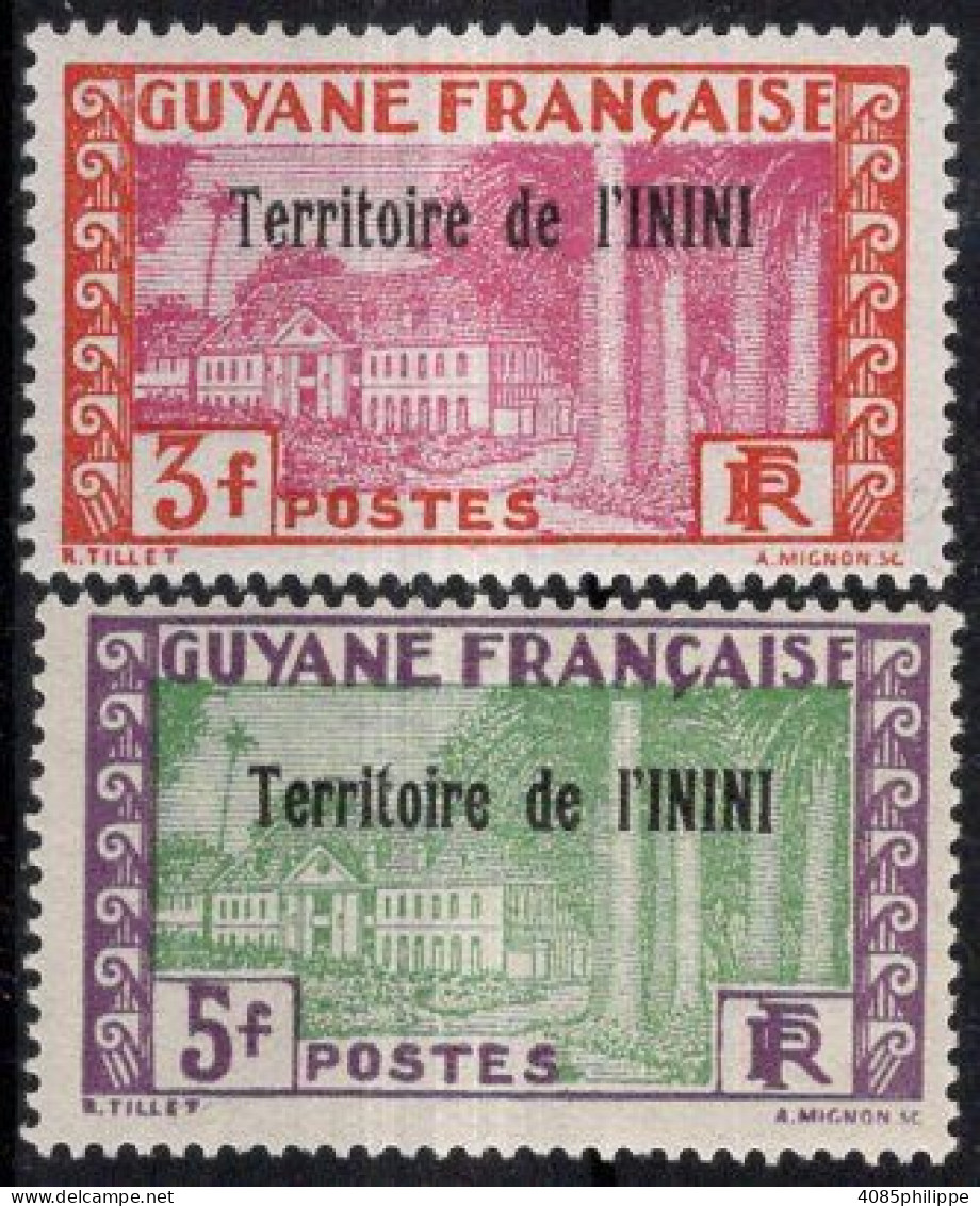 ININI Timbres-Poste N°25* & 26* Neufs Charnières TB Cote : 3€00 - Neufs