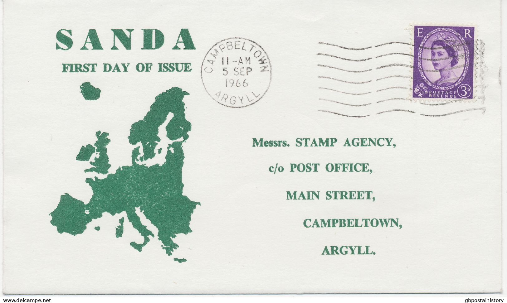 GB SANDA ISLAND COLLECTION 1962/6, 7 Different EUROPA-FDC's In Superb Condition, Extremely Rare - Briefe U. Dokumente