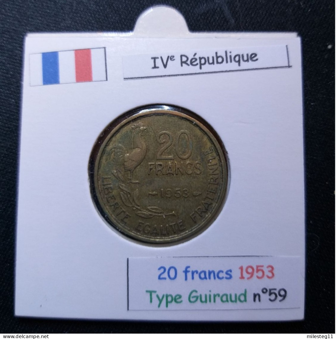 France 1953 20 Francs Type Guiraud (réf Gadoury N°865) - 20 Francs