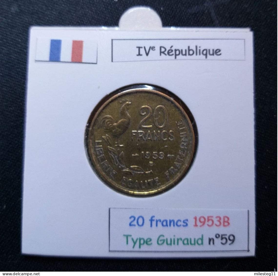 France 1953B 20 Francs Type Guiraud (réf Gadoury N°865) - 20 Francs