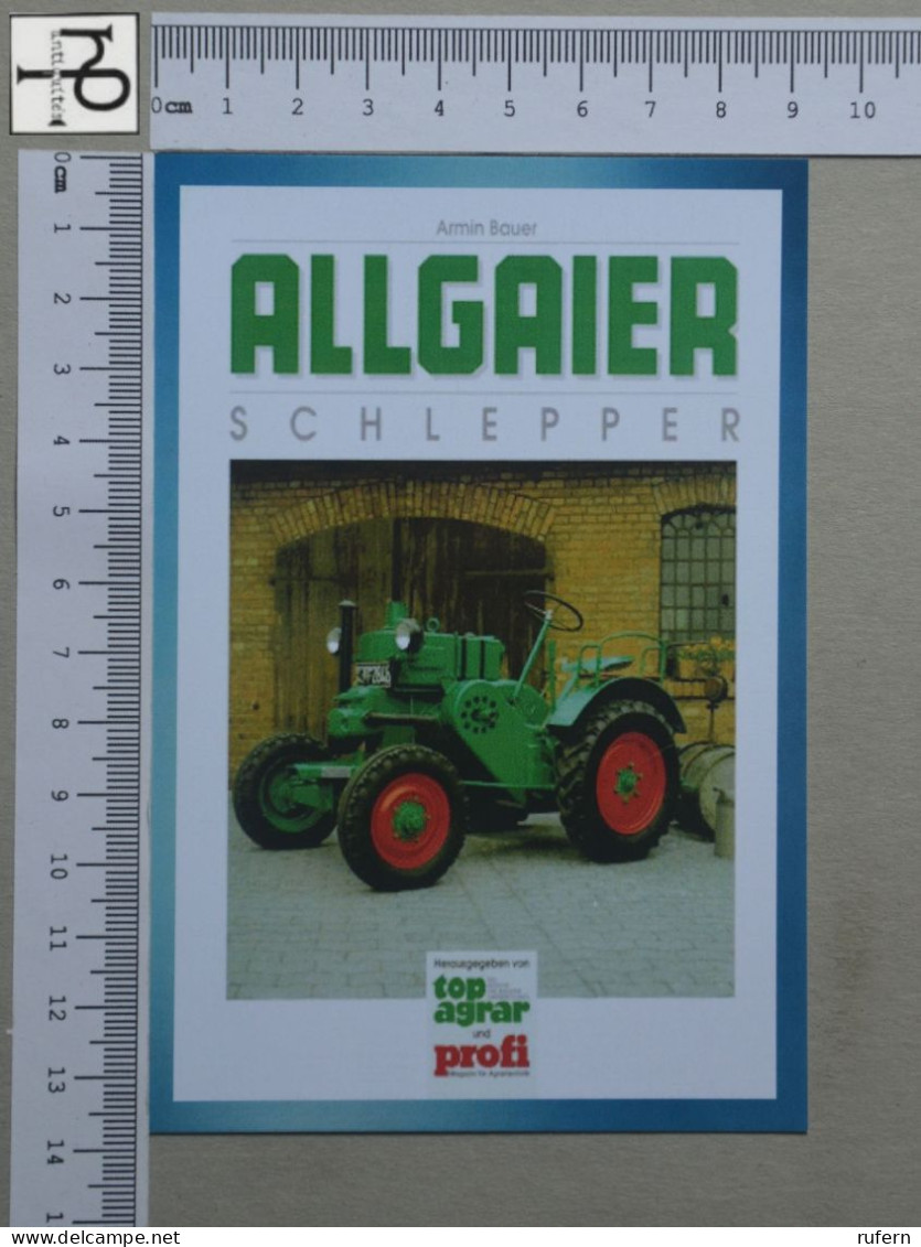 POSTCARD  - ALLGAIER - TRATOR - 2 SCANS  - (Nº57633) - Traktoren