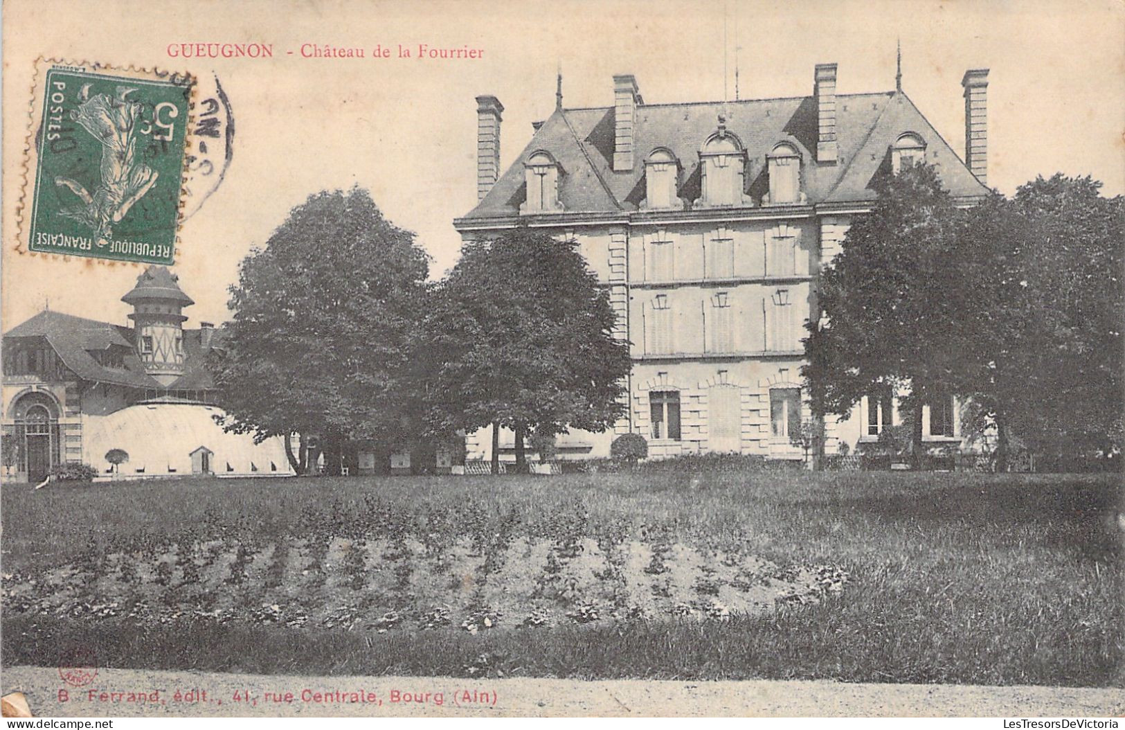 FRANCE - Gueugnon - Chateau De La Fourrier - Carte Postale Ancienne - Gueugnon